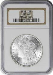 1883 Morgan Silver Dollar MS65 NGC
