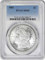 1883 Morgan Silver Dollar MS65 PCGS