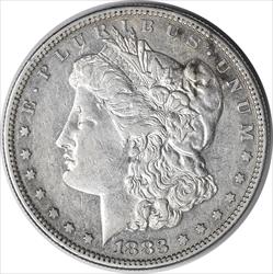 1883-S Morgan Silver Dollar AU Uncertified #1133