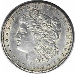 1884-CC Morgan Silver Dollar AU Uncertified #1057