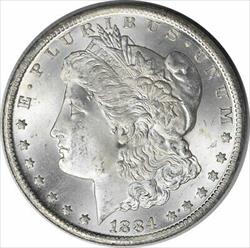 1884-CC Morgan Silver Dollar MS63 Uncertified #232