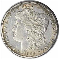 1884-S Morgan Silver Dollar AU Uncertified #1040