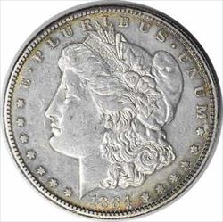 1884-S Morgan Silver Dollar AU Uncertified #1041
