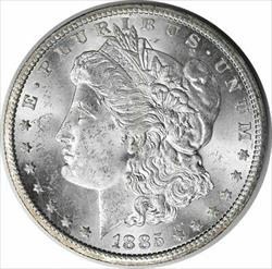 1885-CC Morgan Silver Dollar MS63 Uncertified #246