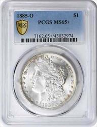 1885-O Morgan Silver Dollar MS65+ PCGS