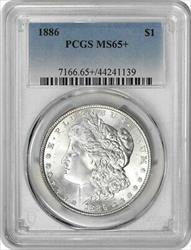 1886 Morgan Silver Dollar MS65+ PCGS