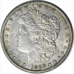 1886-S Morgan Silver Dollar AU58 Uncertified #200