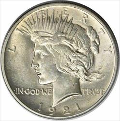 1921 Peace Silver Dollar AU58 Uncertified #231