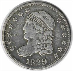 1829 Bust Silver Half Dime VF Uncertified #124