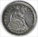 1853-O Liberty Seated Silver Half Dime Arrows AU Uncertified #128