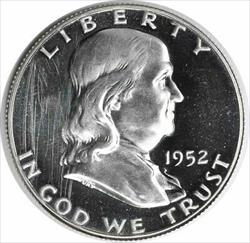 1952 Franklin Silver Half Dollar PR65 Uncertified #203
