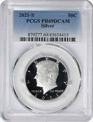 2021-S Kennedy Silver Half Dollar PR69DCAM PCGS