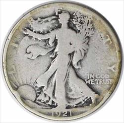 1921 Walking Liberty Silver Half Dollar G Uncertified #150
