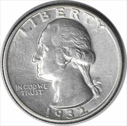 1932-D Washington Silver Quarter AU Uncertified #153
