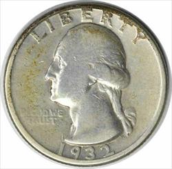 1932-D Washington Silver Quarter F Uncertified #909