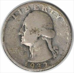 1932-D Washington Silver Quarter VG Uncertified #154
