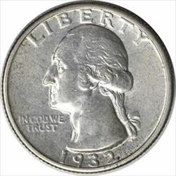 1932-S Washington Silver Quarter AU Uncertified #1067