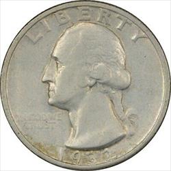 1932-S Washington Silver Quarter VF Uncertified #1116