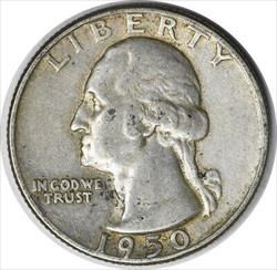 1950-D/S Washington Silver Quarter OMM 1 FS-601 EF Uncertified #119