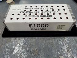 2009-P Zachary Taylor Presidential Dollar Coin Sealed Box 1000 Coins BU UNC