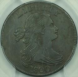 1800/1798 Draped Bust Large Cent 1c PCGS  S-191 Overdate w/ Pedigree