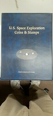U.S. Space Exploration Coins & Stamps in Folder Postal Commemorative Society