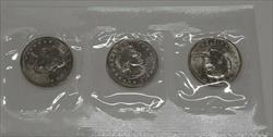 1979 Susan B. Anthony Dollar $1 Coin Souvenir Set - 3 Coins P,D,S in OGP