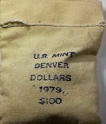 1979-D Susan B Anthony $1 Dollar Coin Offical Mint Bag Still Unopened