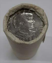 1979-P $1 Susan B. Anthony Dollar (Far Date) BU OBW Roll 25 Coins