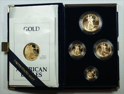 1991 American Eagle  4  Set Proof s in US Mint Box w/COA