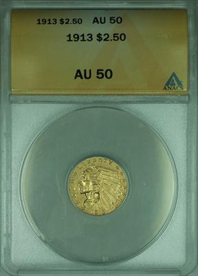 1913 Indian Quarter Eagle $2.50   ANACS