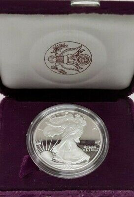 1990 S American Proof 1 Oz.  Eagle  with Box and COA