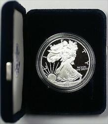2001 W Proof American  Eagle $1  ASE 1 Troy Oz .999 Fine with OGP