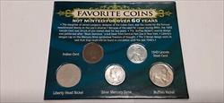 Favorite s Not Minted for 60 Years Collection  5 s in Holder