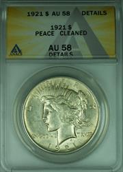 1921 Peace   S$1 ANACS Details Cleaned (B)