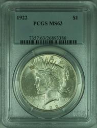 1922 Peace   $1  PCGS (34 K)