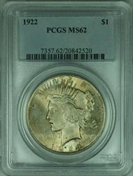 1922 Peace   $1  PCGS Better /Toned (34 G)
