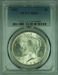 1922 Peace   S$1 PCGS  (35H)