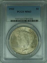 1922 Peace   S$1 PCGS (31 M)