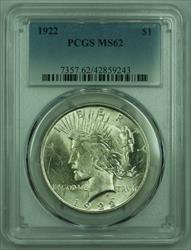1922 Peace   S$1 PCGS (38F)