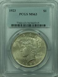 1923 Peace   $1  PCGS (36) C