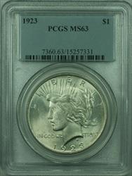 1923 Peace   $1  PCGS (36) E