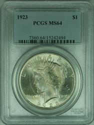 1923 Peace   $1  PCGS Better  (34 H)