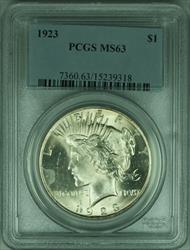 1923 Peace   $1  PCGS Better  (34 I)