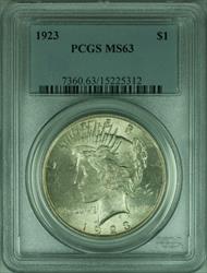 1923 Peace   $1  PCGS Better /Lightly Toned (34 C)