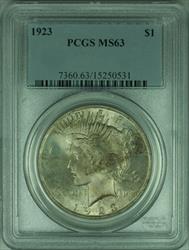 1923 Peace   $1  PCGS Better /Toned (34 P)