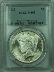 1923 Peace   $1  PCGS Looks Undergraded (36) H