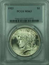 1923 Peace   $1  PCGS Looks Undergraded (36) N