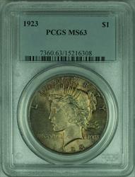 1923 Peace   $1  PCGS Nicely Toned (34 M)