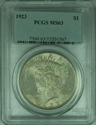 1923 Peace   $1  PCGS Toned (34 Q)
